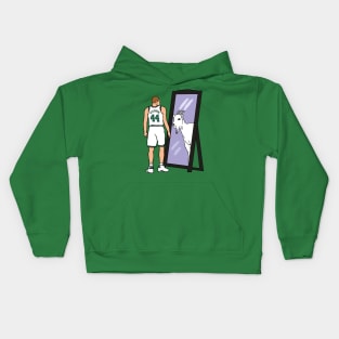 Brian Scalabrine Mirror GOAT Kids Hoodie